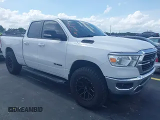 2021 Ram 1500 Big Horn with VIN 1C6RREBG8MN748998, listed as a IAAI auction lot 42347659 with 42,146 mi miles and . Bid and sale history available at DreamBid. Image 1.