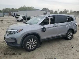 2020 Honda Pilot EX-L with VIN 5FNYF5H59LB020770, listed as a Copart auction lot 51769405 with 38,063 mi miles and Salvage Title. Bid and sale history available at carsss.com. Image 1.