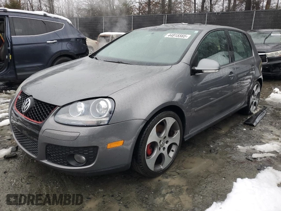 2009 Volkswagen GTI z VIN WVWHV71K99W140037, wystawiony jako Copart lot #44815565 z przebiegiem 106 377 mil mil oraz Szkoda całkowita • Salvage title. Historia ofert i sprzedaży dostępna na DreamBid. Obrazek 1.