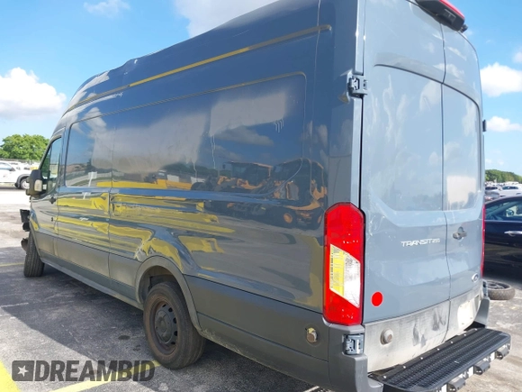 2021 Ford Transit Cargo with VIN 1FTBR3X89MKA54791, listed as a IAAI auction lot 42515449 with 57,847 mi miles and . Bid and sale history available at DreamBid. Image 3.