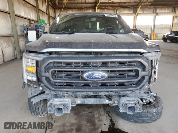 2021 Ford F-150 XL with VIN 1FTEW1C58MFB54623, listed as a Copart auction lot 55072405 with 115,374 mi miles and Salvage title. Bid and sale history available at DreamBid. Image 5.