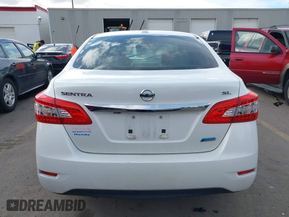 2014 Nissan Sentra S with VIN 3N1AB7APXEL655136, listed as a IAAI auction lot 41597149 with 98,706 mi miles and . Bid and sale history available at DreamBid. Image 16.