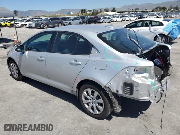 2022 Toyota Corolla LE with VIN 5YFEPMAE8NP341808, listed as a Copart auction lot 50384755 with 49,032 mi miles and Salvage Title. Bid and sale history available at carsss.com. Image 2.