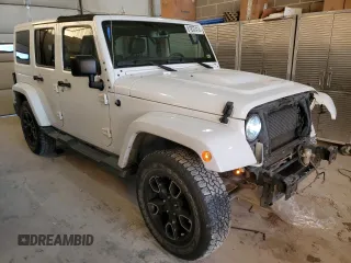 2018 Jeep Wrangler JK Unlimited Sahara with VIN 1C4BJWEG6JL865828, listed as a Copart auction lot 81837414 with 84,216 mi miles and Salvage Title. Bid and sale history available at carsss.com. Image 4.