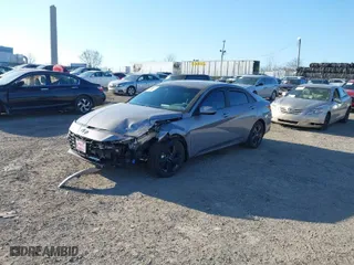 2023 Hyundai Elantra SEL with VIN KMHLM4AG9PU566192, listed as a IAAI auction lot 41763506 with 17,813 mi miles. Bid and sale history available at carsss.com. Image 2.