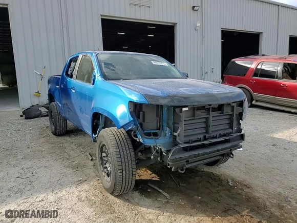 2021 Chevrolet Colorado 2WD Z71 with VIN 1GCGSDEN8M1125476, listed as a Copart auction lot 44070775 with 41,424 mi miles and Non Repairable. Bid and sale history available at carsss.com. Image 11.