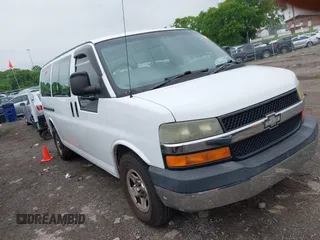 2006 Chevrolet Express Cargo with VIN 1GCFG15X861171275, listed as a IAAI auction lot 42209259 with 192,631 mi miles and . Bid and sale history available at DreamBid. Image 2.
