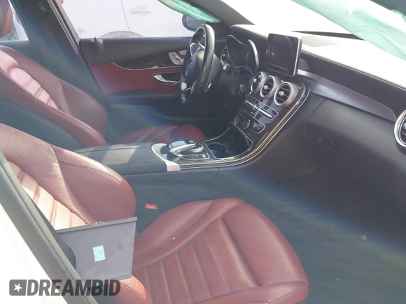 2016 Mercedes-Benz C 450 AMG with VIN 55SWF6EB8GU130429, listed as a IAAI auction lot 41374954 with 52,525 mi miles and . Bid and sale history available at carsss.com. Image 5.