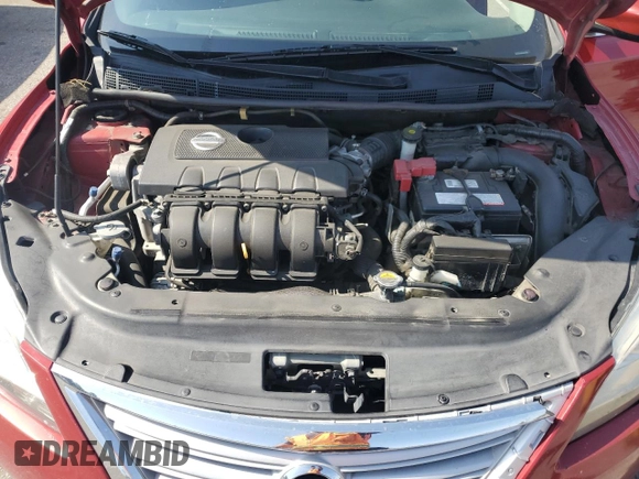 2014 Nissan Sentra SV with VIN 3N1AB7AP4EL642592, listed as a Copart auction lot 59152145 with 140,829 mi miles and Salvage title. Bid and sale history available at DreamBid. Image 11.