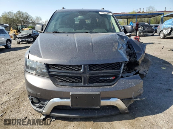 2014 Dodge Journey Crossroad with VIN 3C4PDDGG6ET266453, listed as a Copart auction lot 59574285 with Not provided miles and Salvage title. Bid and sale history available at DreamBid. Image 5.