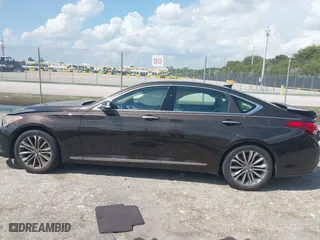 2015 Hyundai Genesis 3.8L with VIN KMHGN4JE8FU051163, listed as a IAAI auction lot 41937543 with 98,765 mi miles. Bid and sale history available at carsss.com. Image 14.