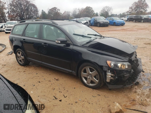 2007 Volvo V50 2.5L Turbo with VIN YV1MJ682672282158, listed as a Copart auction lot 81551624 with 113,044 mi miles and Salvage Title. Bid and sale history available at carsss.com. Image 4.