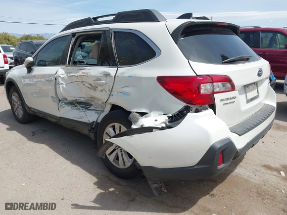 2018 Subaru Outback Premium with VIN 4S4BSAFC8J3307325, listed as a IAAI auction lot 41936266 with 44,588 mi miles. Bid and sale history available at carsss.com. Image 6.