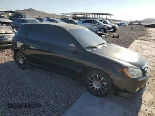 2006 Kia Spectra with VIN KNAFE162065241706, listed as a Copart auction lot 68949914 with 153,169 mi miles and Salvage Title. Bid and sale history available at carsss.com. Image 4.