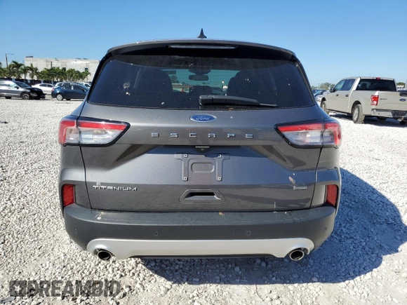2021 Ford Escape Titanium Hybrid with VIN 1FMCU0DZ2MUB03683, listed as a Copart auction lot 42743175 with 49,095 mi miles and Salvage title. Bid and sale history available at DreamBid. Image 6.