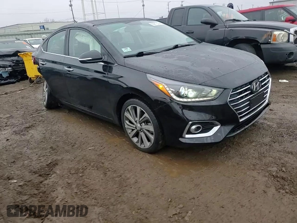 2022 Hyundai Accent Limited with VIN 3KPC34A69NE160326, listed as a Copart auction lot 86615334 with 34,073 mi miles and Salvage Title. Bid and sale history available at carsss.com. Image 13.