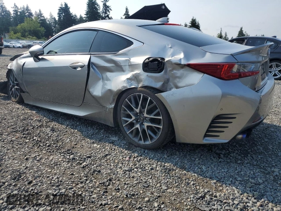 2016 Lexus RC 300 F Sport with VIN JTHSM5BC5G5000752, listed as a Copart auction lot 62030615 with 111,161 mi miles and Salvage title. Bid and sale history available at DreamBid. Image 2.