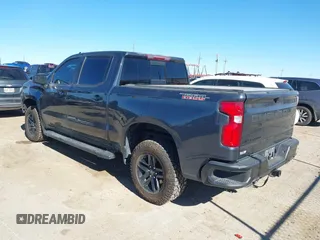 2022 Chevrolet Silverado 1500 LT Trail Boss with VIN 1GCPYFEL8NZ119849, listed as a IAAI auction lot 41472679 with 36,587 mi miles and . Bid and sale history available at DreamBid. Image 3.