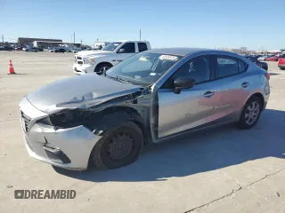 2014 Mazda 3 i SV with VIN JM1BM1T77E1212911, listed as a Copart auction lot 43633875 with 118,511 mi miles and Salvage Title. Bid and sale history available at DreamBid. Image 1.