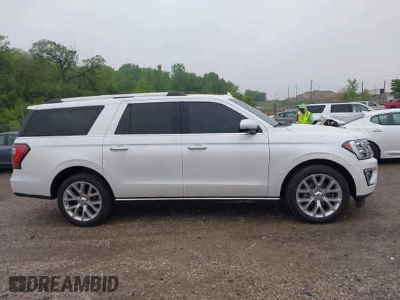 2019 Ford Expedition Max Limited with VIN 1FMJK2AT9KEA07159, listed as a IAAI auction lot 42297063 with 80,075 mi miles and . Bid and sale history available at DreamBid. Image 13.