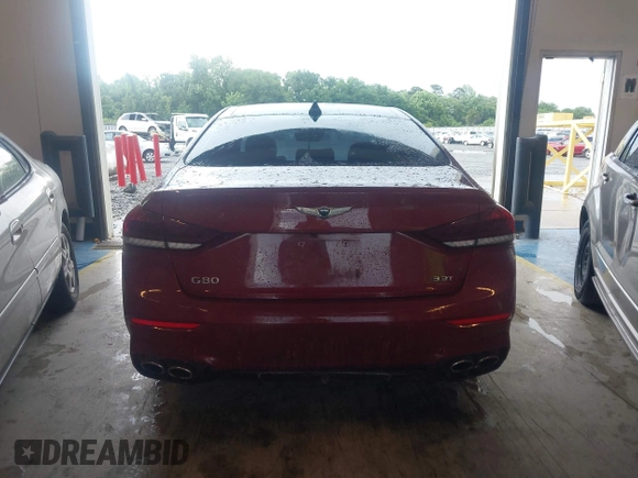 2018 Genesis G80 Sport with VIN KMHGN4JB4JU225812, listed as a IAAI auction lot 42314901 with 109,005 mi miles and . Bid and sale history available at DreamBid. Image 16.