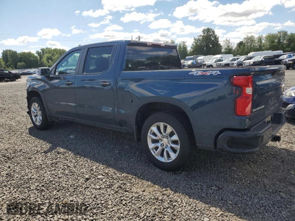 2021 Chevrolet Silverado 1500 Custom with VIN 3GCPYBEH8MG162087, listed as a Copart auction lot 59686794 with 29,248 mi miles and Salvage Title. Bid and sale history available at DreamBid. Image 2.