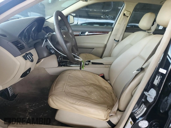 2009 Mercedes-Benz C 350 Sport with VIN WDDGF56X99R055446, listed as a Copart auction lot 45384885 with 211,526 mi miles and Salvage title. Bid and sale history available at DreamBid. Image 7.