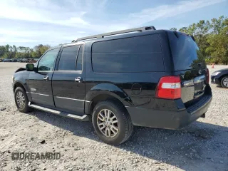 2007 Ford Expedition EL XLT with VIN 1FMFK15507LA16752, listed as a Copart auction lot 82691904 with 121,370 mi miles and Salvage Title. Bid and sale history available at carsss.com. Image 2.