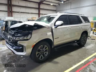 2023 Chevrolet Tahoe Z71 with VIN 1GNSKPKD6PR117011, listed as a Copart auction lot 54766705 with 16,638 mi miles and Salvage title. Bid and sale history available at DreamBid. Image 1.