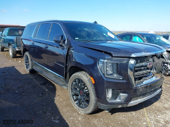2022 GMC Yukon XL SLT with VIN 1GKS2GKDXNR134694, listed as a IAAI auction lot 41475723 with 52,579 mi miles. Bid and sale history available at carsss.com. Image 1.