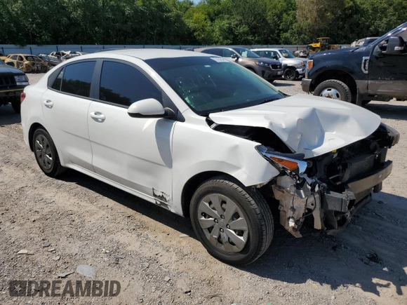 2020 Kia Rio LX with VIN 3KPA24AD7LE331063, listed as a Copart auction lot 67454344 with 142,596 mi miles and Salvage Title. Bid and sale history available at carsss.com. Image 4.