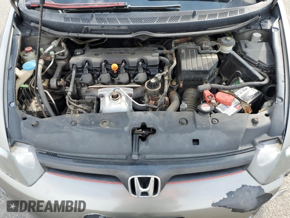 2008 Honda Civic Cpe LX with VIN 2HGFG116X8H546585, listed as a Copart auction lot 54701365 with 167,056 mi miles and Salvage Title. Bid and sale history available at carsss.com. Image 11.