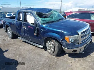 2013 Ford F-150 XL with VIN 1FTFX1EFXDKG21202, listed as a IAAI auction lot 41833771 with 142,152 mi miles. Bid and sale history available at carsss.com. Image 1.