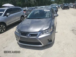 2015 Lexus CT 200h with VIN JTHKD5BH9F2218043, listed as a Copart auction lot 64250315 with 120,001 mi miles and Salvage title. Bid and sale history available at DreamBid. Image 5.
