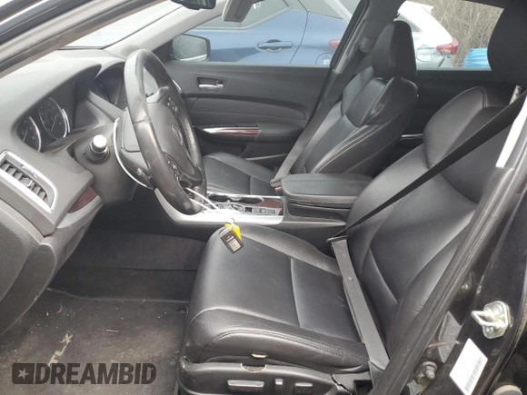 2016 Acura TLX V6 with VIN 19UUB2F3XGA011795, listed as a Copart auction lot 44322505 with 0 mi miles and Salvage Title. Bid and sale history available at carsss.com. Image 7.