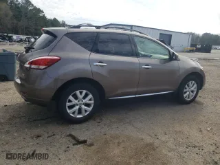 2012 Nissan Murano S with VIN JN8AZ1MU3CW103738, listed as a Copart auction lot 45123245 with 206,387 mi miles and Salvage Title. Bid and sale history available at carsss.com. Image 3.