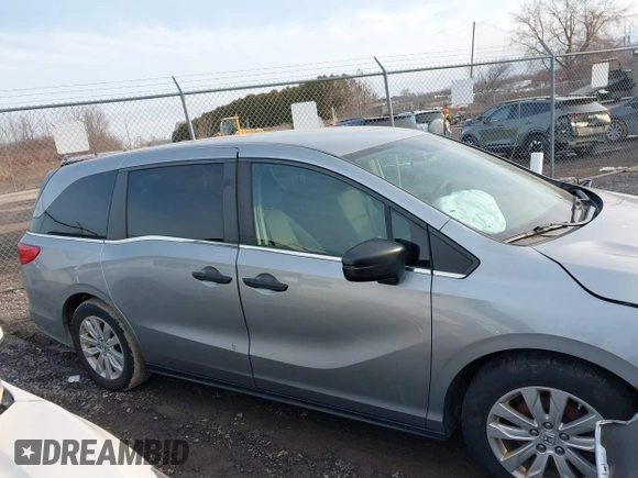 2019 Honda Odyssey LX with VIN 5FNRL6H20KB028201, listed as a IAAI auction lot 41787562 with 56,469 mi miles and . Bid and sale history available at DreamBid. Image 14.