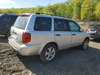 2003 Honda Pilot EX with VIN 2HKYF18633H602527, listed as a Copart auction lot 53622465 with 254,281 mi miles and Salvage Title. Bid and sale history available at carsss.com. Image 3.