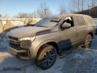 2021 Chevrolet Tahoe Z71 with VIN 1GNSKPKD9MR220340, listed as a Copart auction lot 87254004 with 0 mi miles and Salvage Title. Bid and sale history available at carsss.com. Image 1.