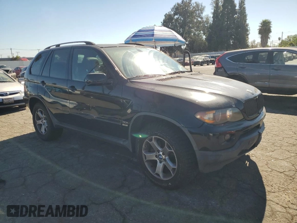2004 BMW X5 3.0i with VIN 5UXFA135X4LU44087, listed as a Copart auction lot 78683484 with 184,510 mi miles and Salvage Title. Bid and sale history available at carsss.com. Image 4.