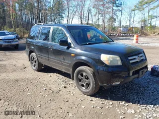 2006 Honda Pilot EX-L with RES with VIN 5FNYF18616B001541, listed as a IAAI auction lot 41894731 with 207,364 mi miles. Bid and sale history available at carsss.com. Image 1.