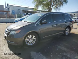 2015 Honda Odyssey EX z VIN 5FNRL5H40FB081837, wystawiony jako Copart lot #56176515 z przebiegiem 140 421 mil mil oraz Szkoda całkowita • Salvage title. Historia ofert i sprzedaży dostępna na DreamBid. Obrazek 1.