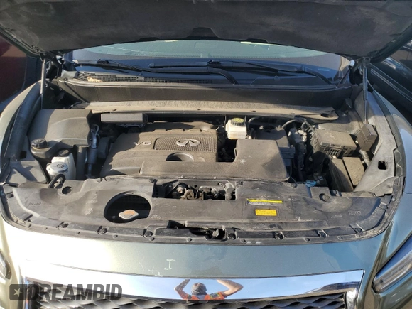 2017 Infiniti QX60 with VIN 5N1DL0MM6HC513197, listed as a Copart auction lot 48238615 with 101,015 mi miles and Salvage Title. Bid and sale history available at DreamBid. Image 12.