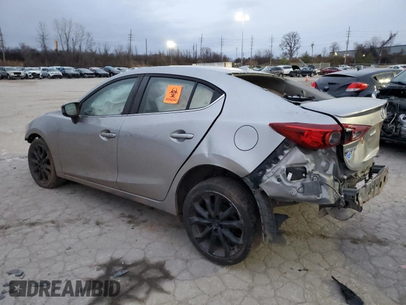 2015 Mazda 3 S Touring with VIN JM1BM1V35F1230058, listed as a Copart auction lot 85982144 with Not Provided miles and Salvage Title. Bid and sale history available at DreamBid. Image 2.