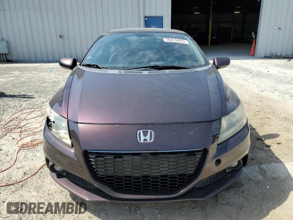 2013 Honda CR-Z with VIN JHMZF1D44DS003629, listed as a Copart auction lot 56819425 with 81,262 mi miles and Salvage title. Bid and sale history available at DreamBid. Image 5.