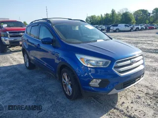 2018 Ford Escape SE with VIN 1FMCU0GD9JUA61010, listed as a IAAI auction lot 41975447 with 135,262 mi miles. Bid and sale history available at carsss.com. Image 1.