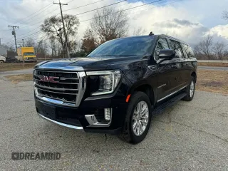 2021 GMC Yukon XL SLT with VIN 1GKS2GKDXMR238116, listed as a Copart auction lot 82483334 with 167,975 mi miles and Clean Title. Bid and sale history available at carsss.com. Image 2.
