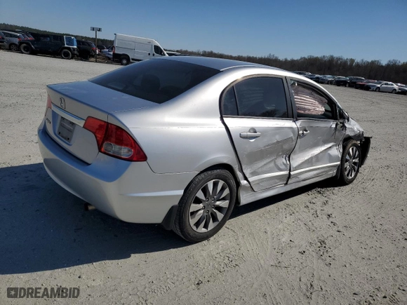 2010 Honda Civic Sdn EX with VIN 19XFA1F80AE037004, listed as a Copart auction lot 50020415 with 177,757 mi miles and Salvage Title. Bid and sale history available at carsss.com. Image 3.