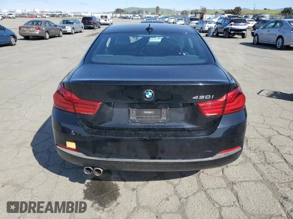 2018 BMW 4 Series 430i with VIN WBA4W3C57JAE64861, listed as a Copart auction lot 49739115 with 115,188 mi miles and Salvage Title. Bid and sale history available at DreamBid. Image 6.