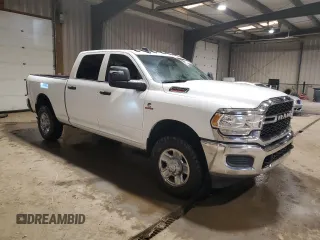 2023 Ram 2500 Tradesman with VIN 3C6UR5CLXPG500318, listed as a Copart auction lot 47481325 with 57,156 mi miles and Salvage title. Bid and sale history available at DreamBid. Image 4.